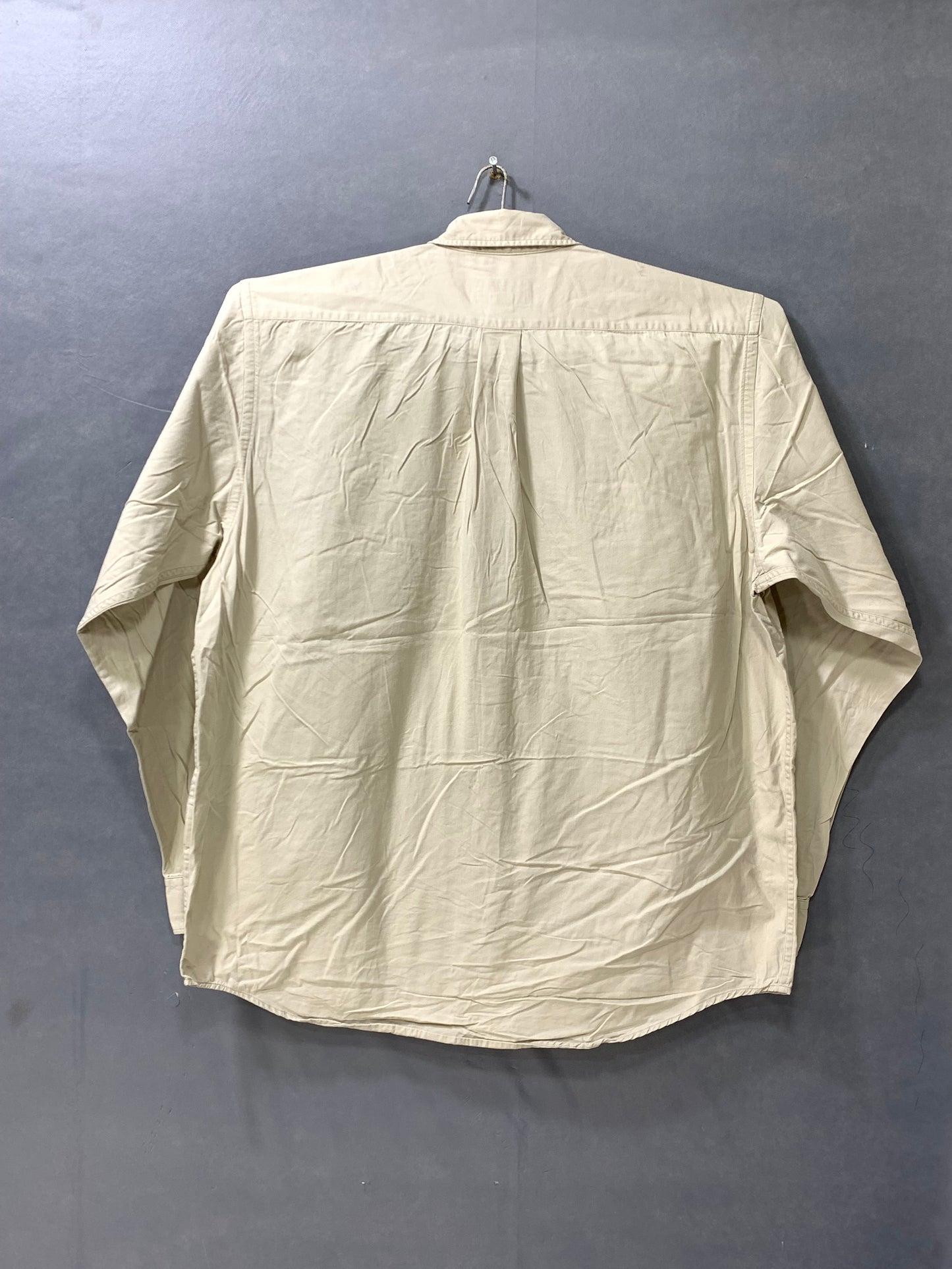 Eddie Bauer Branded Original Cream Cotton Shirt For Men