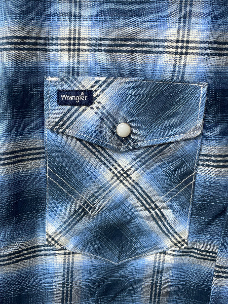 Wrangler Blue Cotton Shirt For Men XX Large