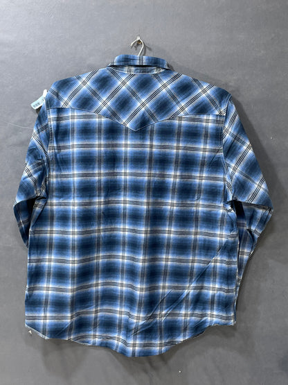 Wrangler Blue Cotton Shirt For Men XX Large