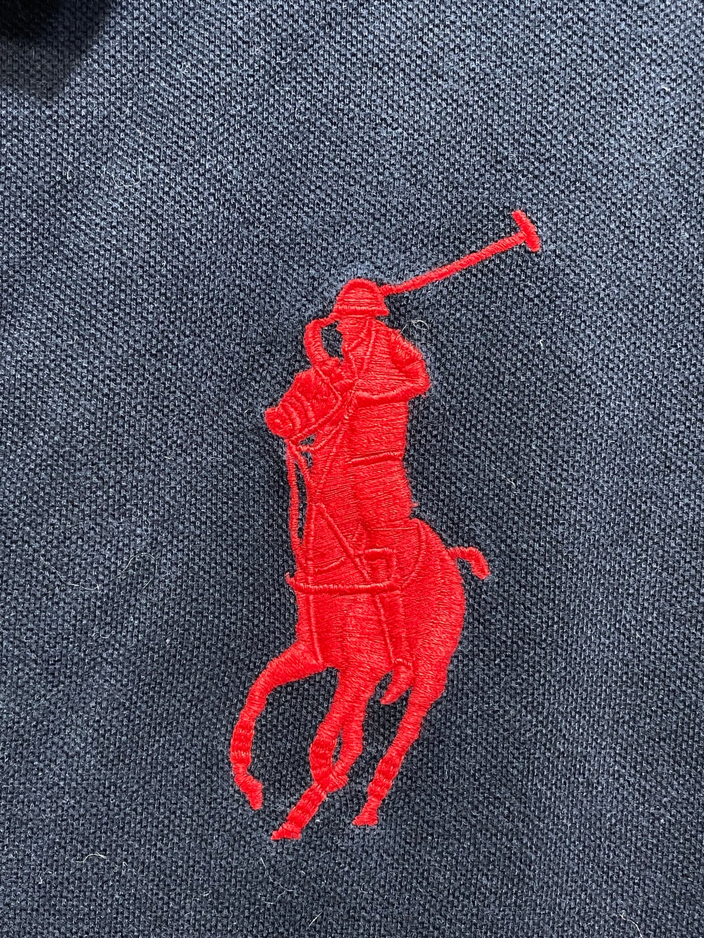 Polo Ralph Lauren Black Cotton Polo T Shirt For Men X Large