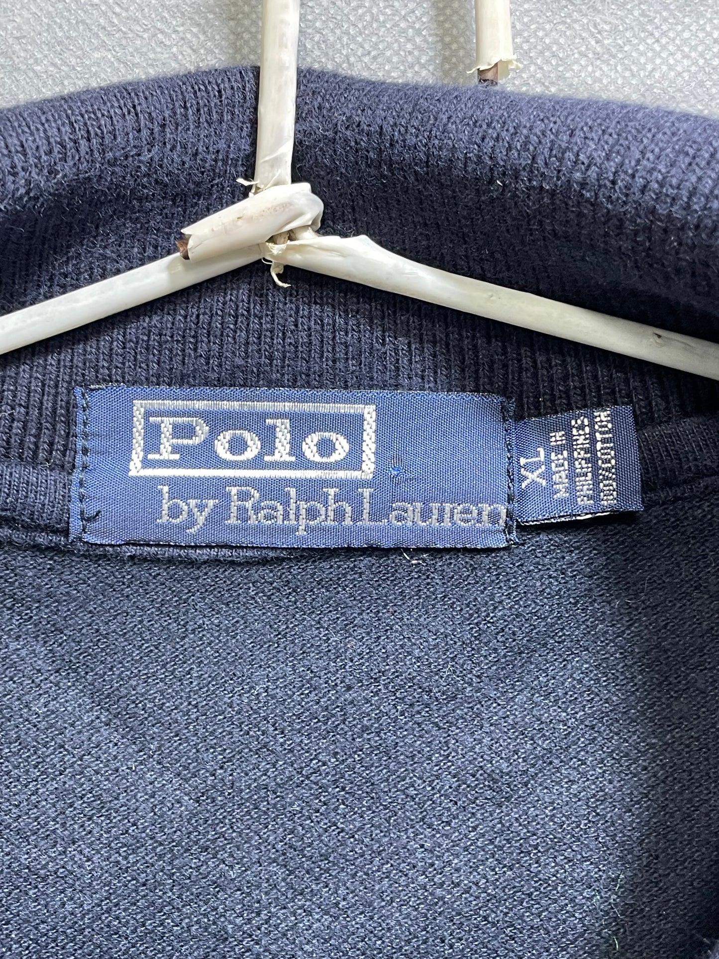 Polo Ralph Lauren Black Cotton Polo T Shirt For Men X Large
