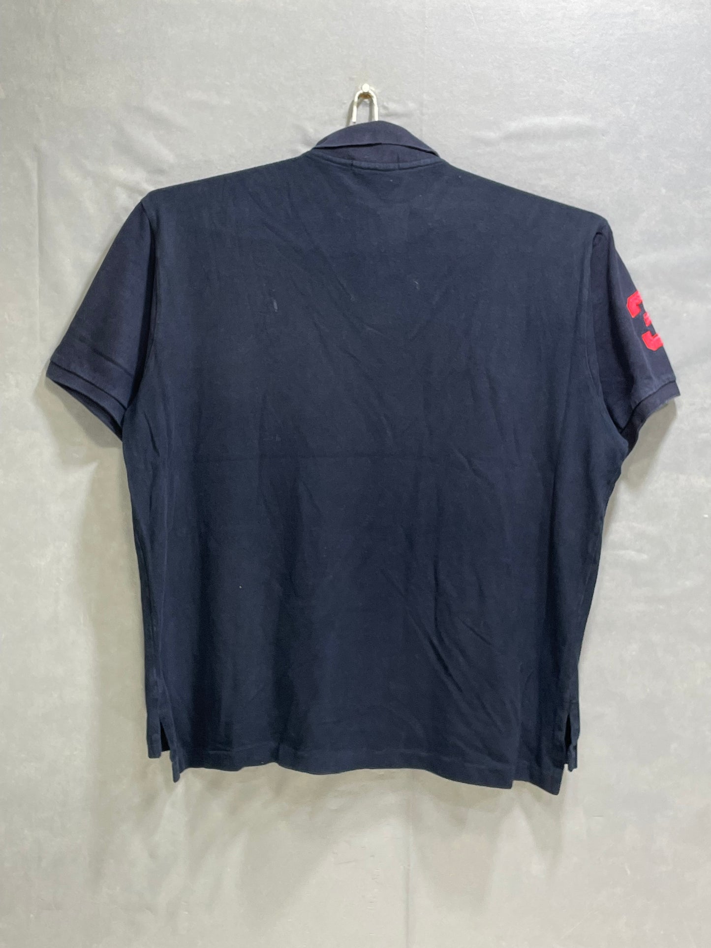Polo Ralph Lauren Black Cotton Polo T Shirt For Men X Large