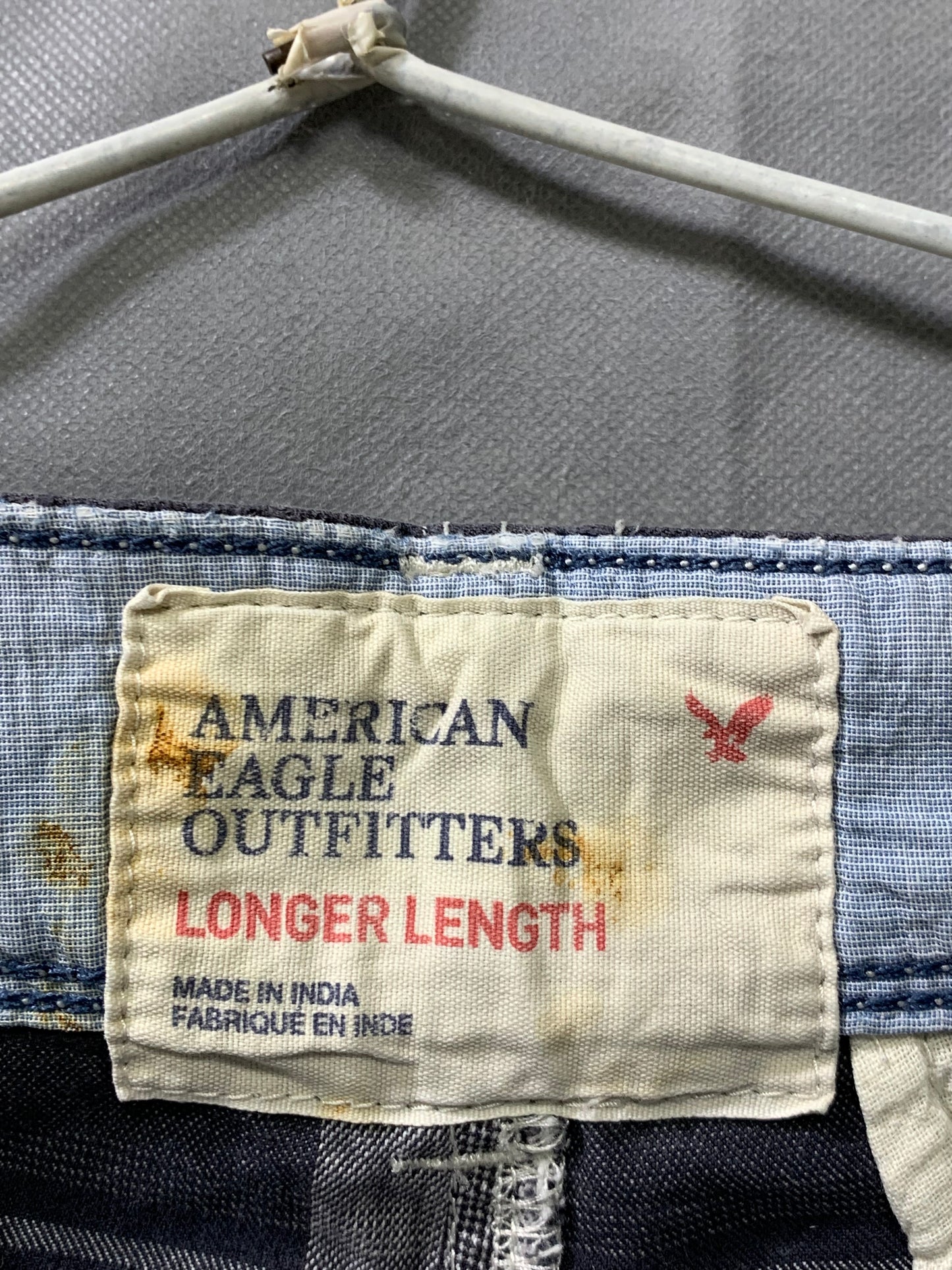 American Eagle Branded Original Gray Cotton Short For Men