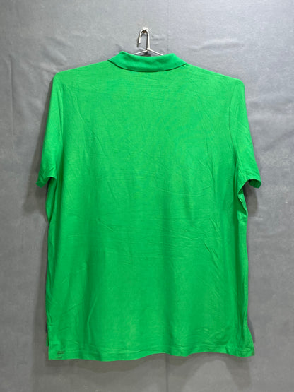 U.S Polo Assn Green Cotton Polo T Shirt For Men XX Large