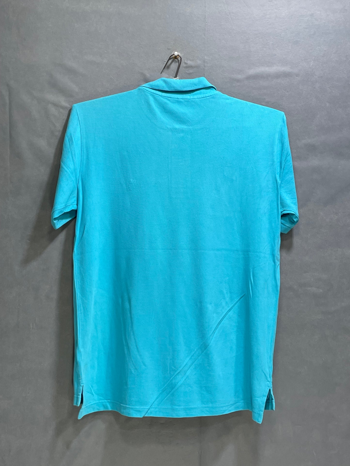 U.S Polo Assn Blue Cotton Polo T Shirt For Men Large