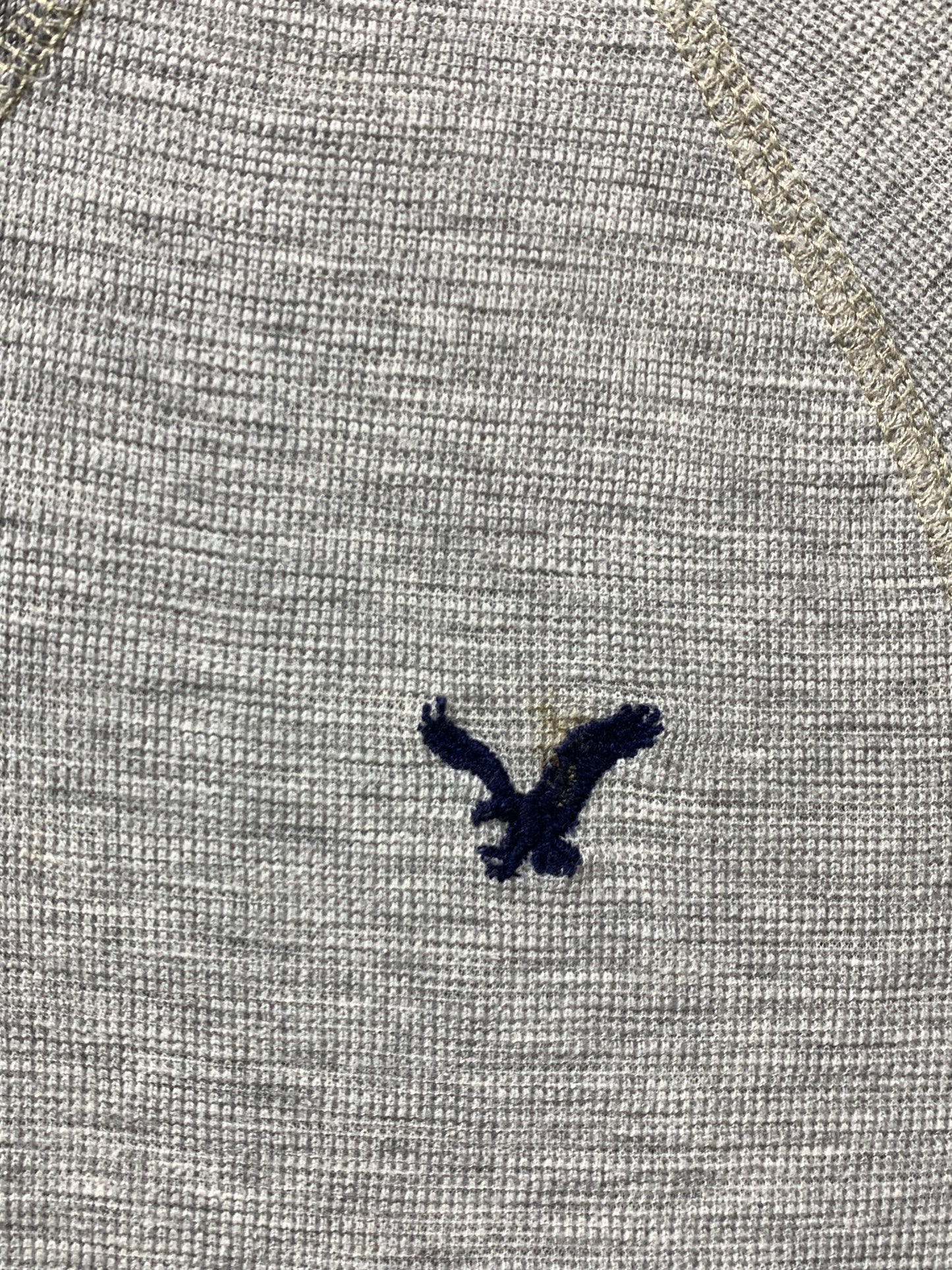 American Eagle Branded Original Gray Cotton T Shirt For Men