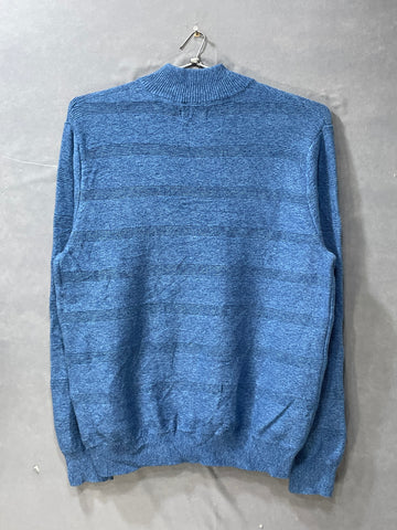 Chaps Blue Cotton For Men Sweatshirt L