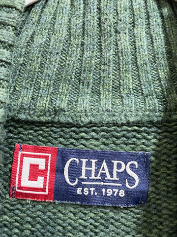 Chaps Green For Winter Men Sweater Large