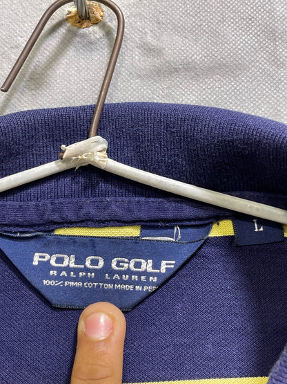 Polo Golf Ralph Lauren Gray Cotton Polo T Shirt For Men Large