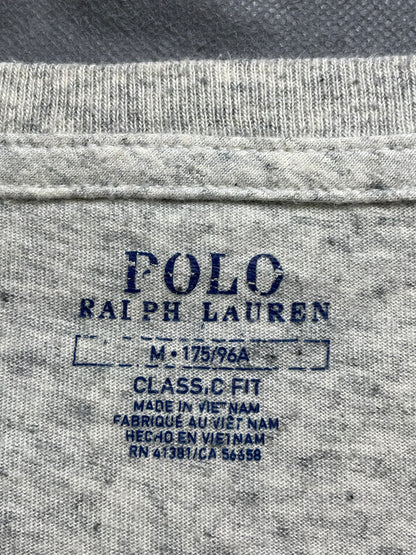 Polo Ralph Lauren Gray Cotton T Shirt For Men Medium