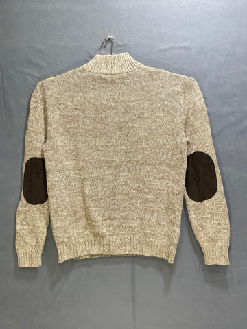 Chaps Cream For Winter Men Sweater Medium