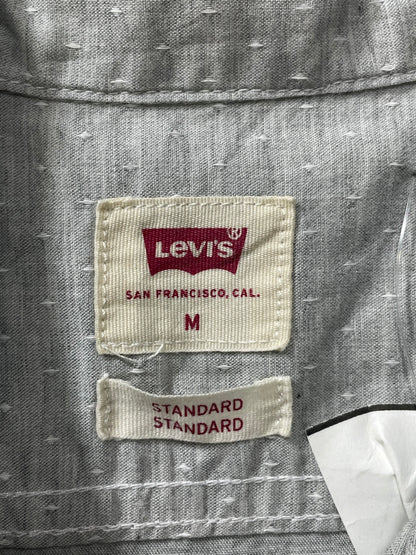 Levi's Gray Cotton Shirt For Men Medium
