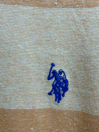 U.S Polo Assn Blue Cotton T Shirt For Men Small