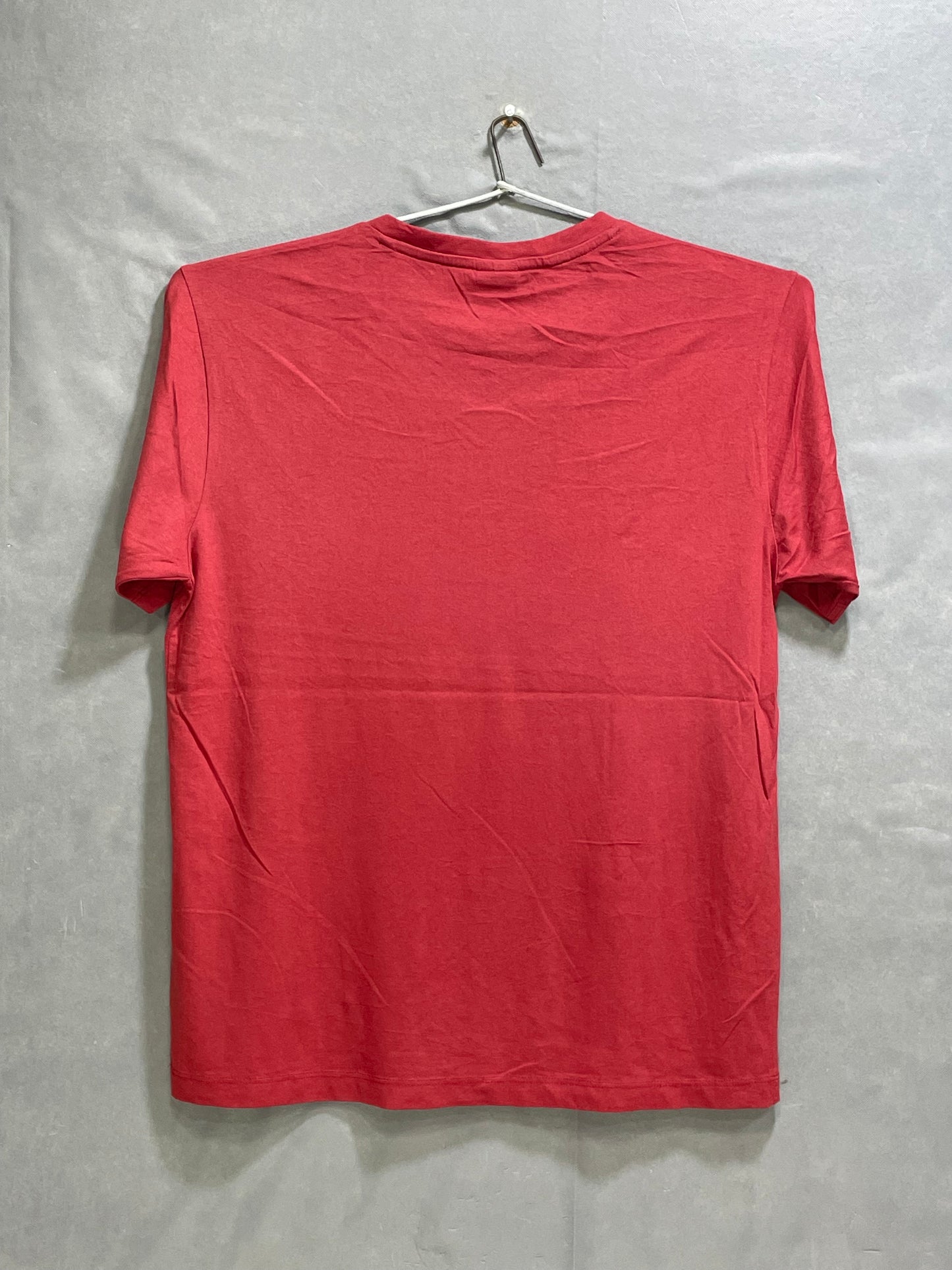 U.S Polo Assn Red Cotton T Shirt For Men Small