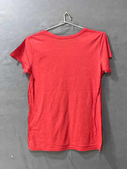 Adidas White Cotton For Women T Shirt Large