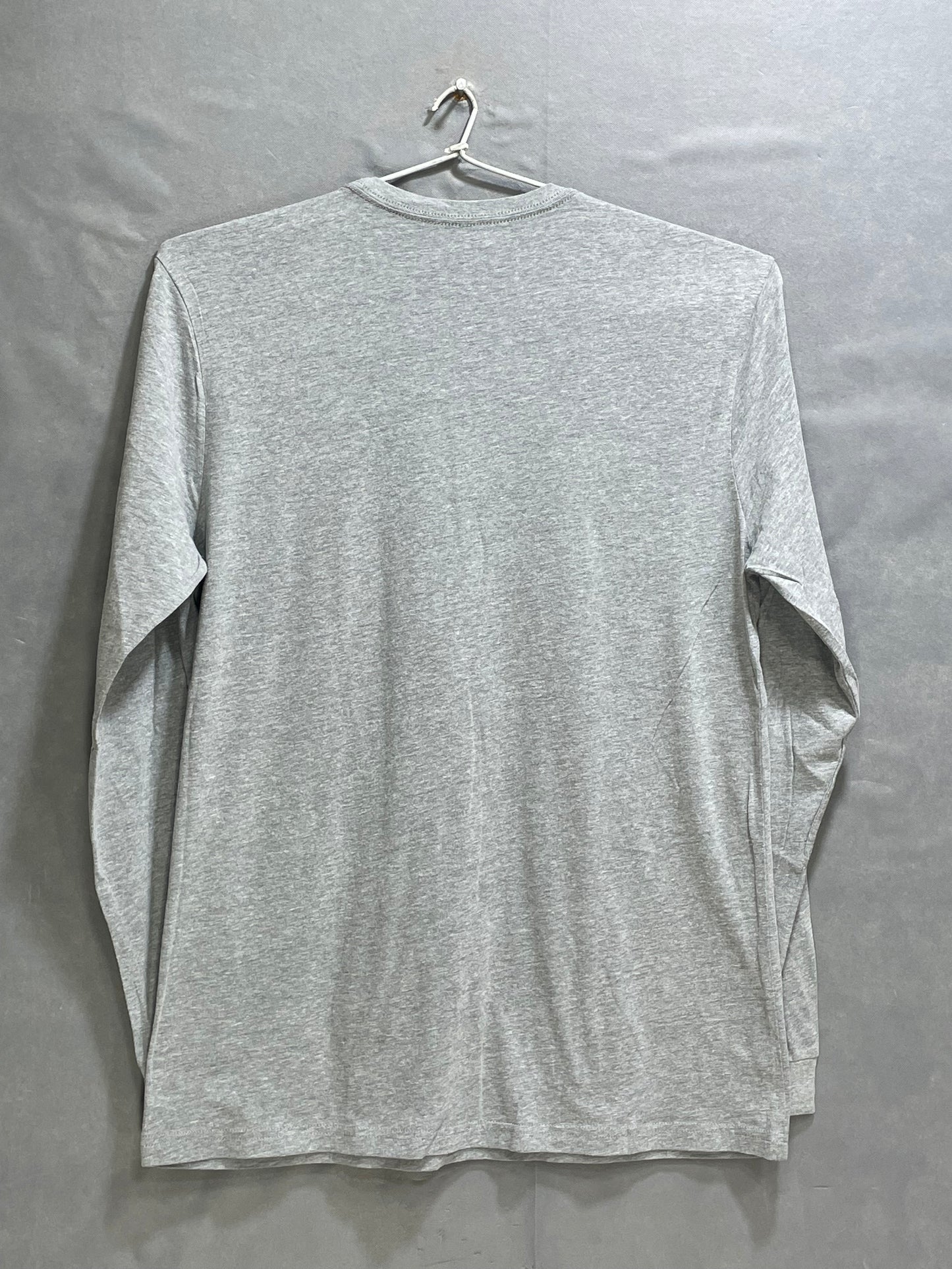 Zero Foxtrot Gray Cotton T Shirt For Men Medium Large