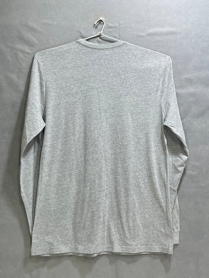 Zero Foxtrot Gray Cotton T Shirt For Men Medium Large