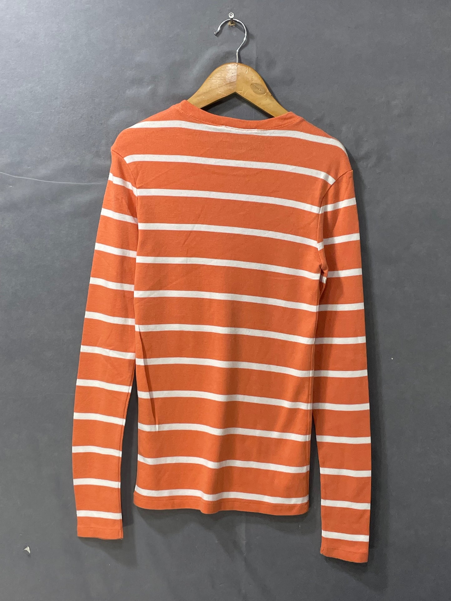 Polo Ralph Lauren White And Orange Cotton For Women T Shirt Small