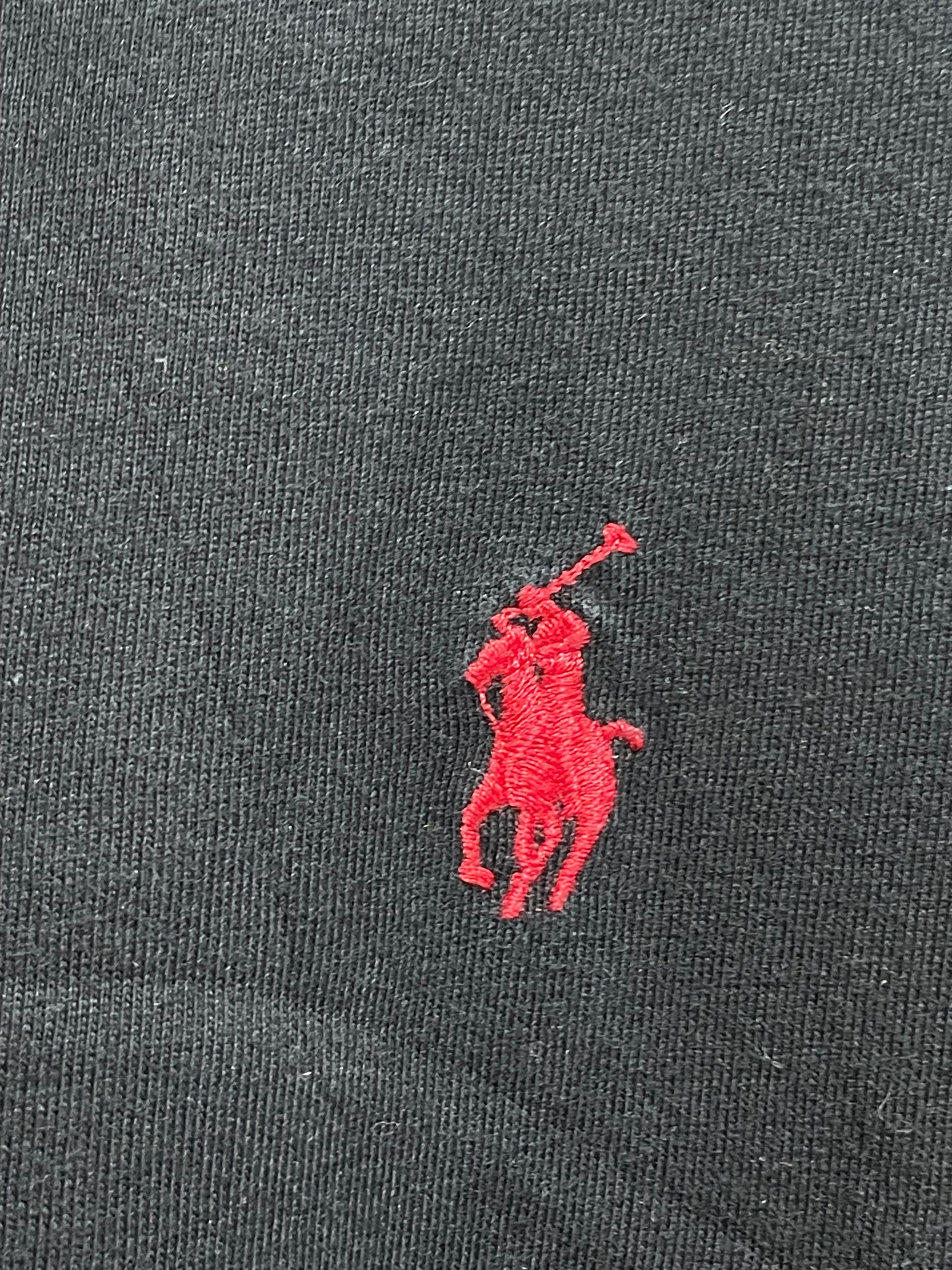 Polo Ralph Lauren Black Cotton T Shirt For Men Small