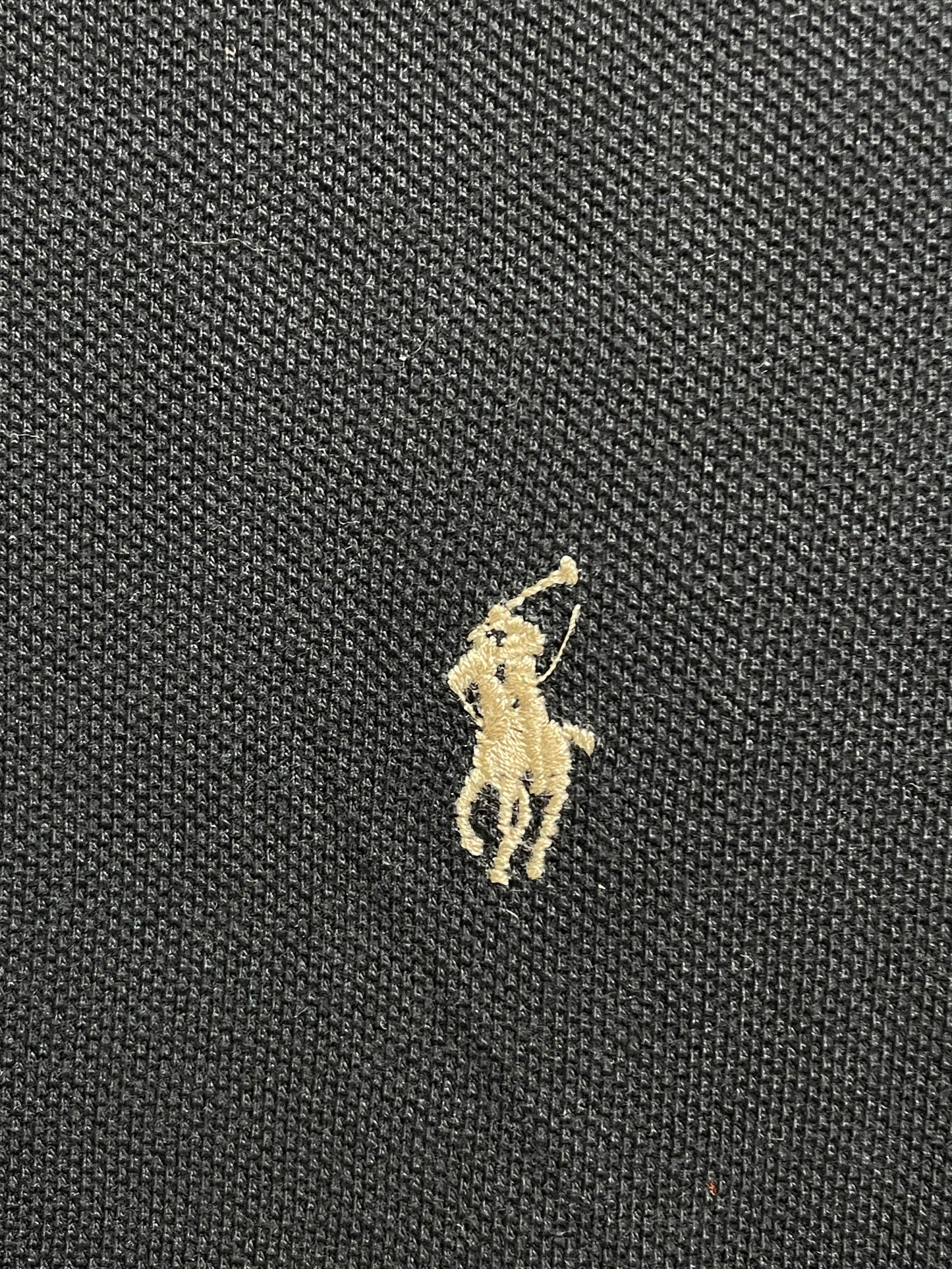 Polo Ralph Lauren Black Cotton T Shirt For Men Large