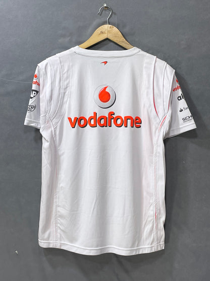 Mercedes Benz Vodafone Football White Sports For Men T Shirt M