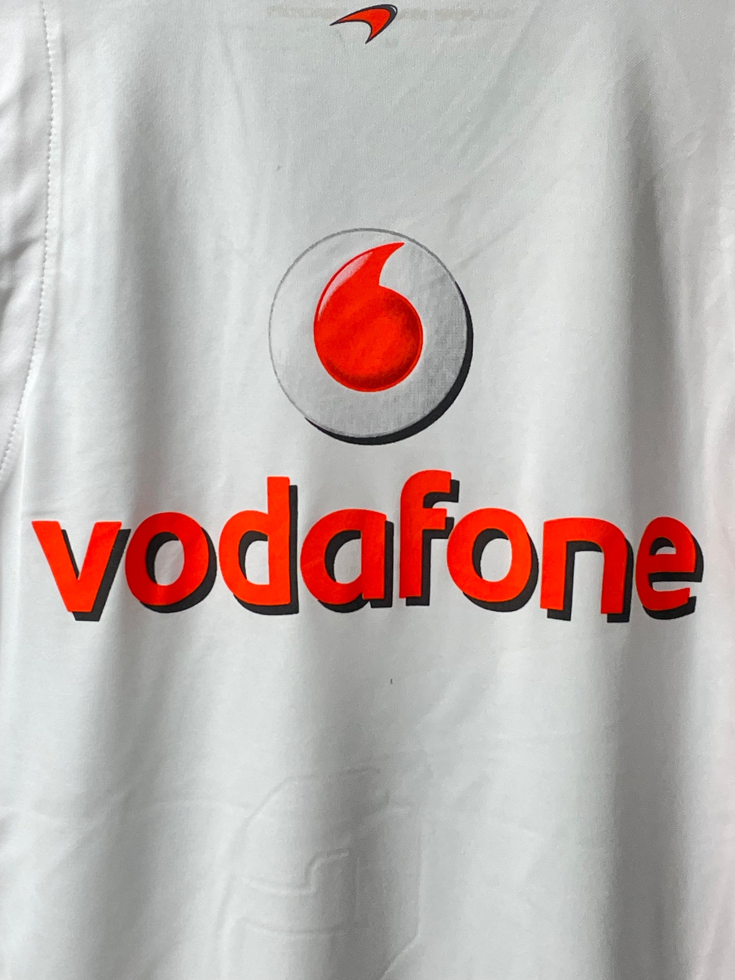 Mercedes Benz Vodafone Football White Sports For Men T Shirt M