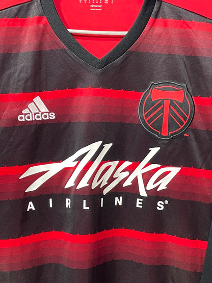 Adidas Timbers Football Red Sports For Men T Shirt M