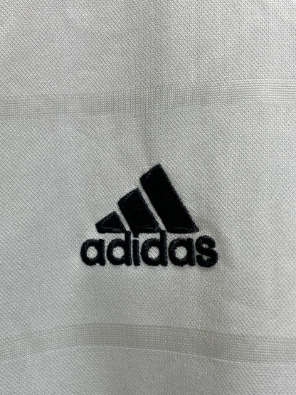Adidas White Cotton For Women T Shirt Medium