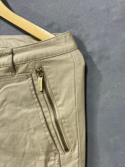 Michal Kors Cream Cotton Cargo For Women M