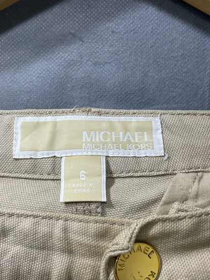Michal Kors Cream Cotton Cargo For Women M