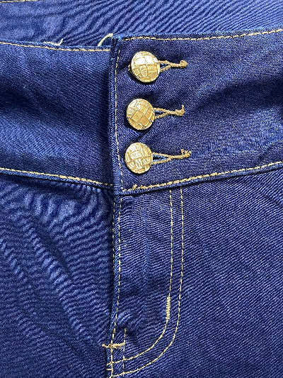 Tush Push Blue Denim Jeans For Women Pant M