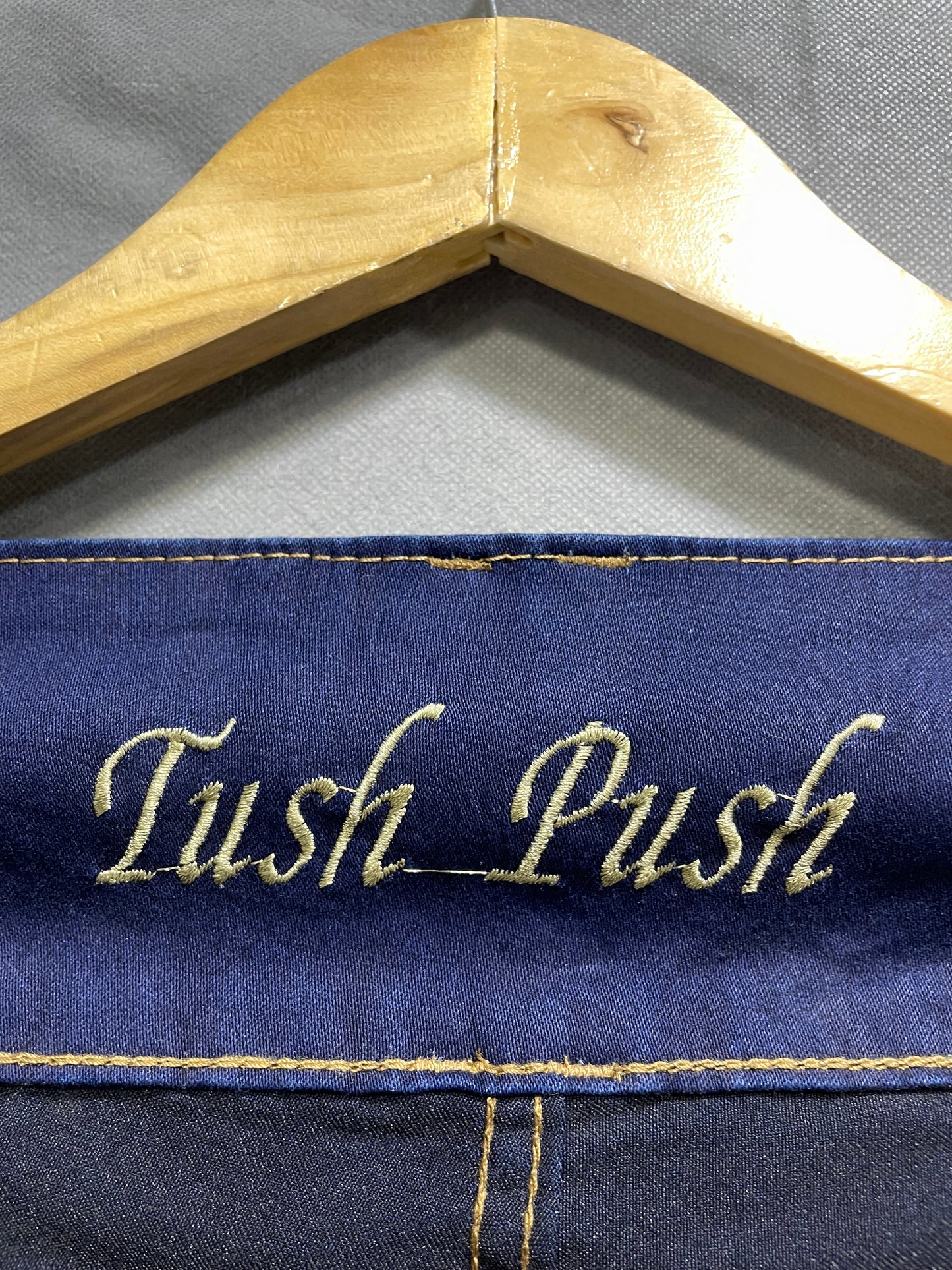 Tush Push Blue Denim Jeans For Women Pant M