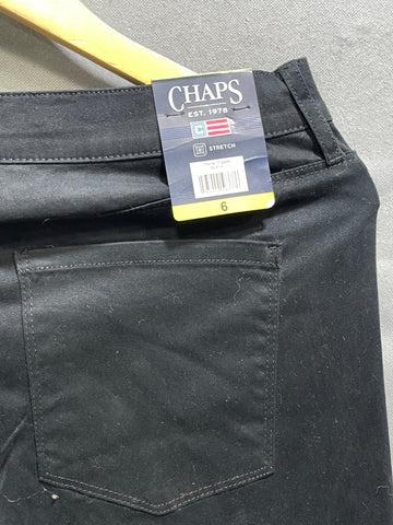 Chaps Black Cotton Jeans For Men S