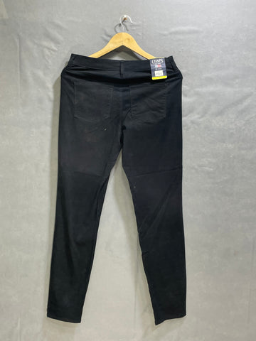 Chaps Black Cotton Jeans For Men S