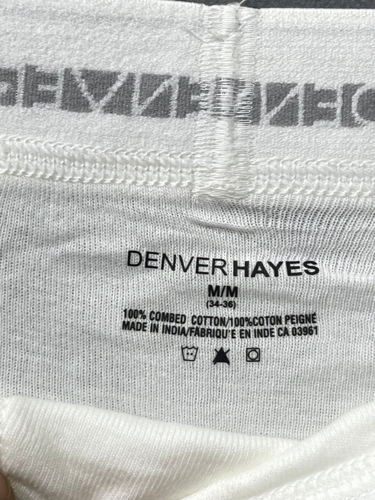 Denver Hayes White Underwear For Men Medium