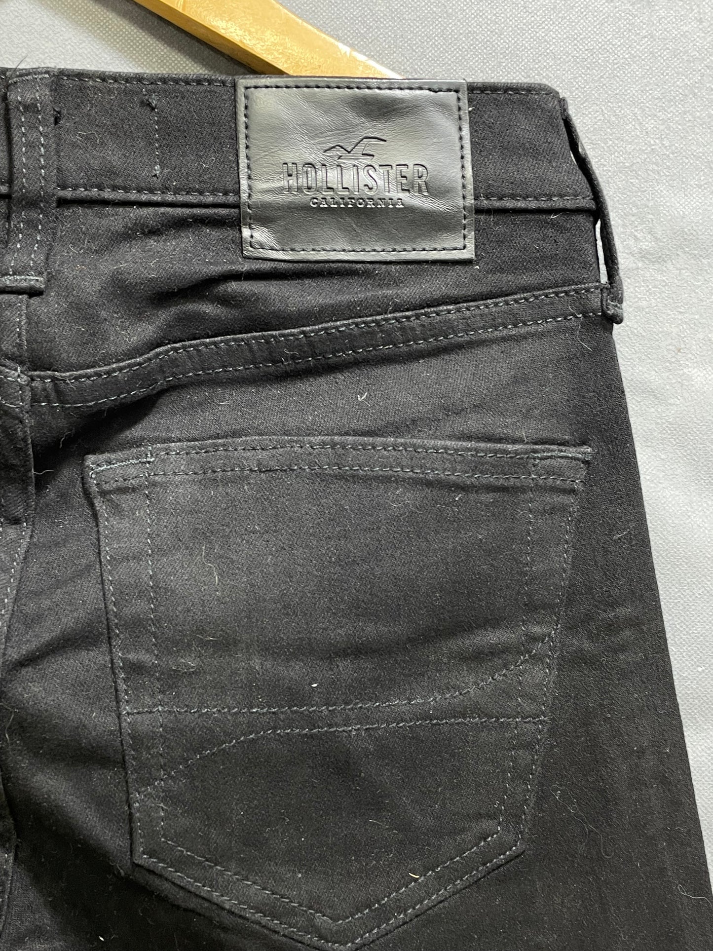 Hollister Black Denim Jeans For Kids 16 Years