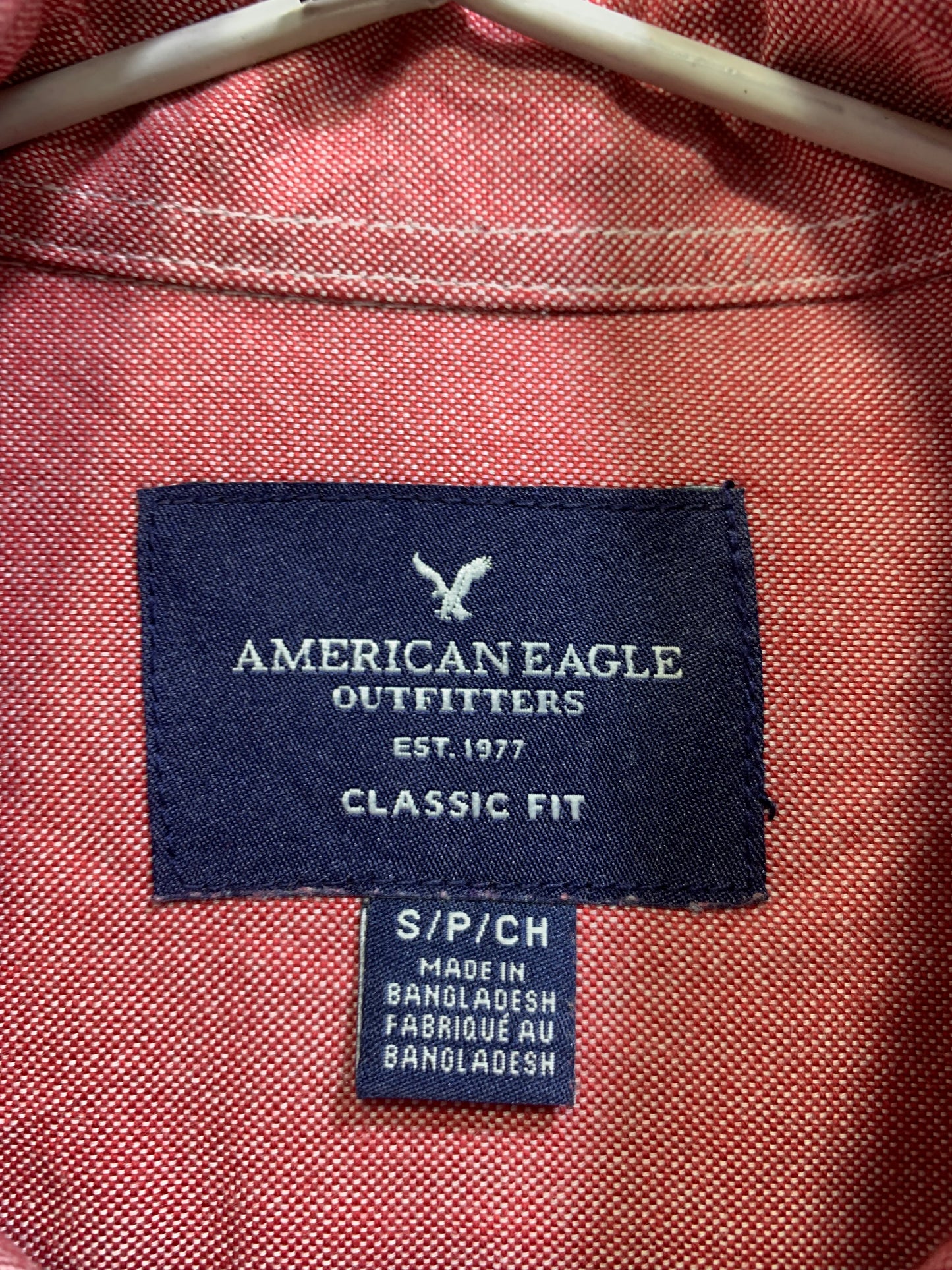 American Eagle Branded Original Cotton Shirt For Men Small