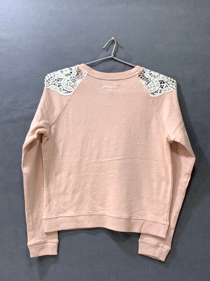 Aeropostale Pink Sports For Women T Shirt Large