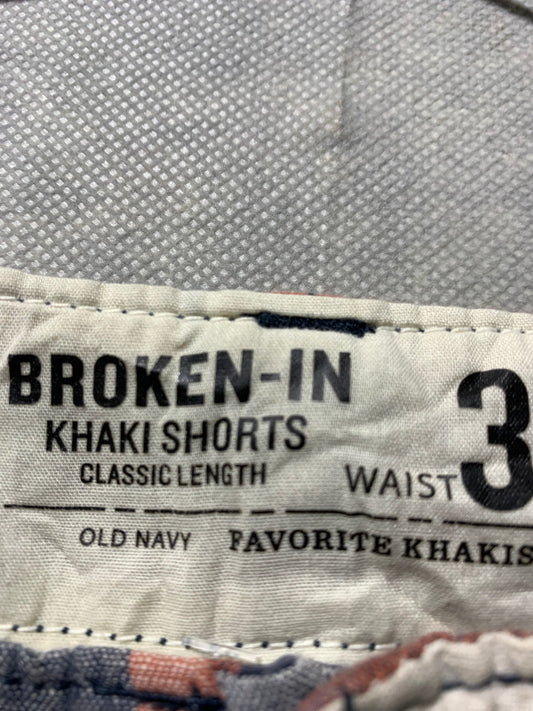 Broken-In Khaki Shorts For Men Cotton Short