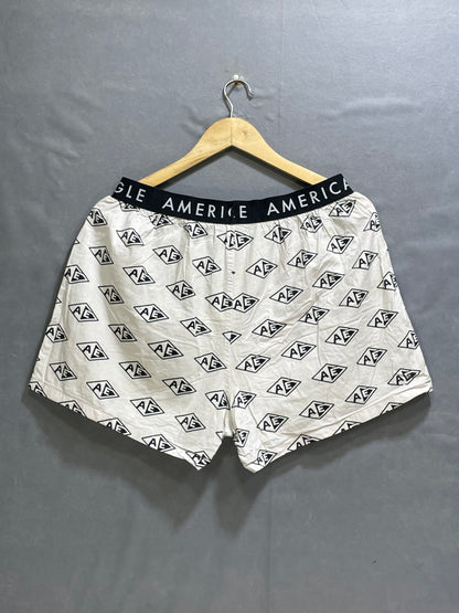 American Eagle White Nikker Underwear For Men L