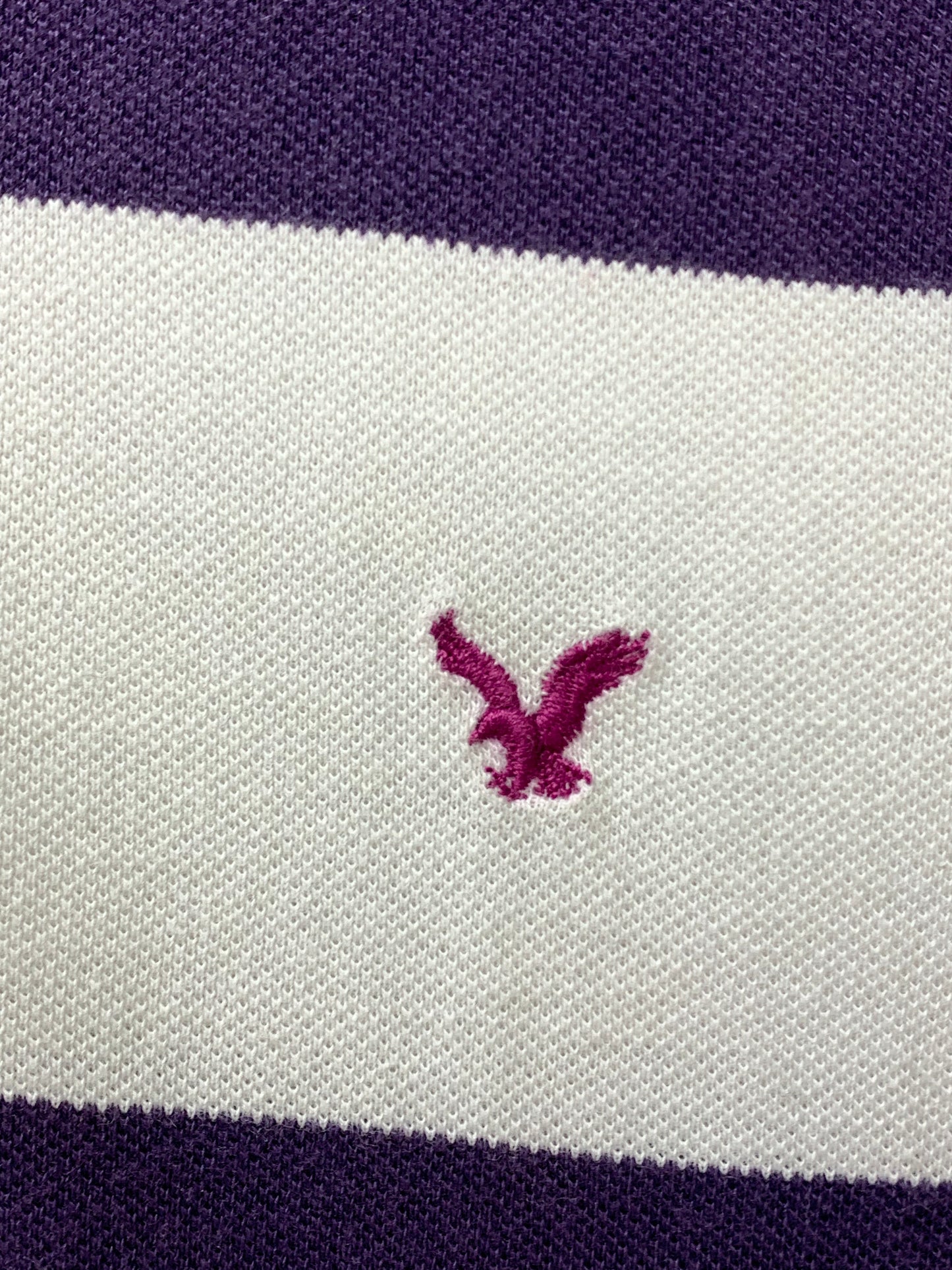 American Eagle White Sports For Women T Shirt Medium