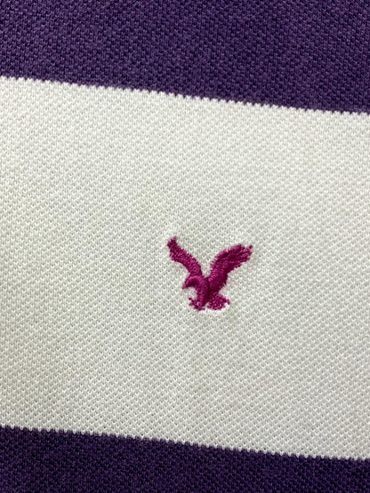 American Eagle White Sports For Women T Shirt Medium