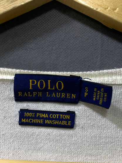 Polo Ralph Lauren White Sports For Women T Shirt Medium