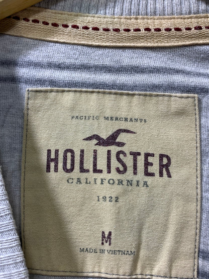 Hollister Gray Cotton T Shirt For Men Medium