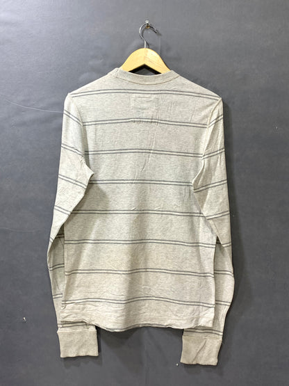 Hollister Gray Cotton T Shirt For Men Medium