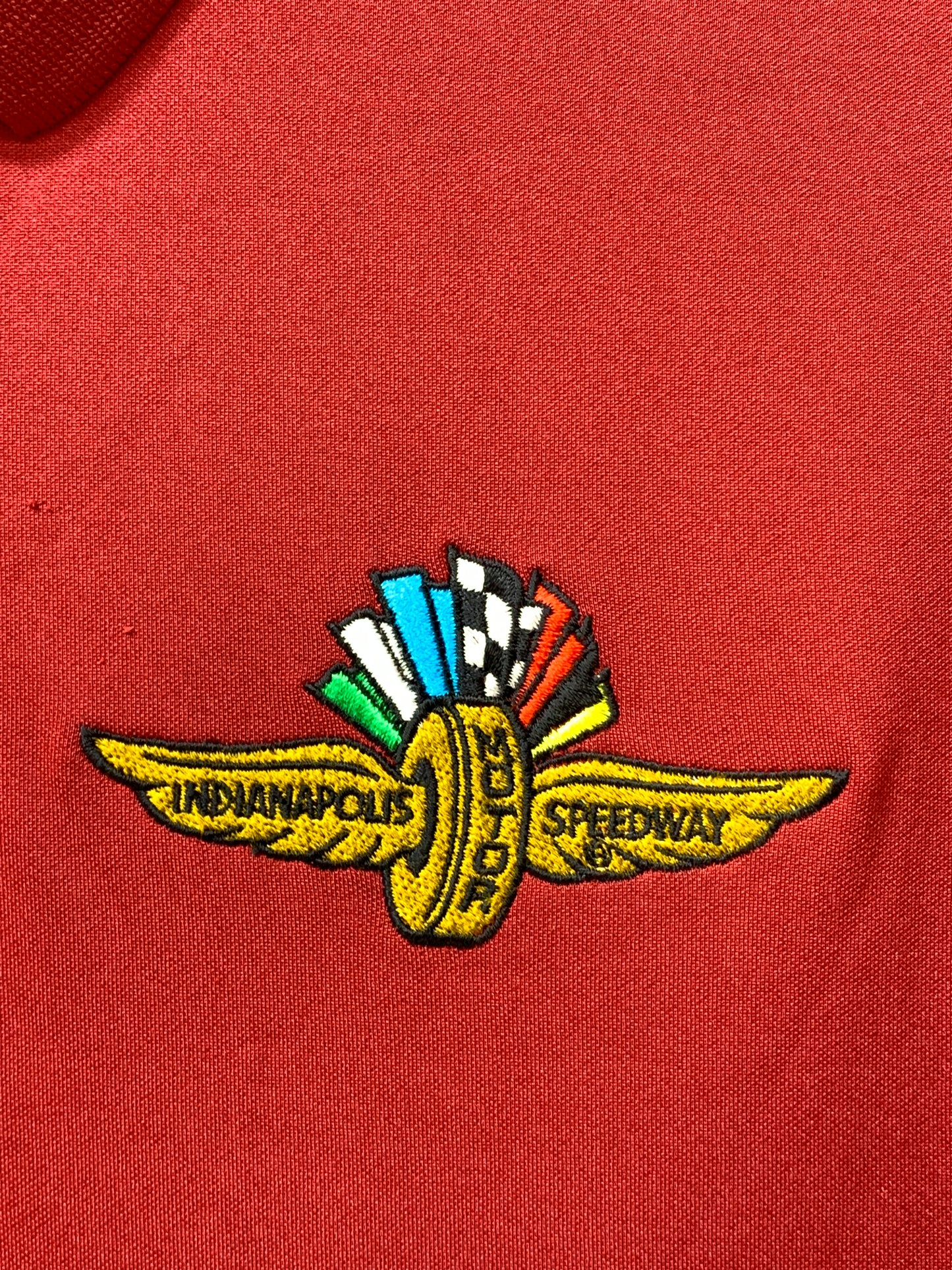 Nike Maroon Sport Polo T Shirt For Men Large