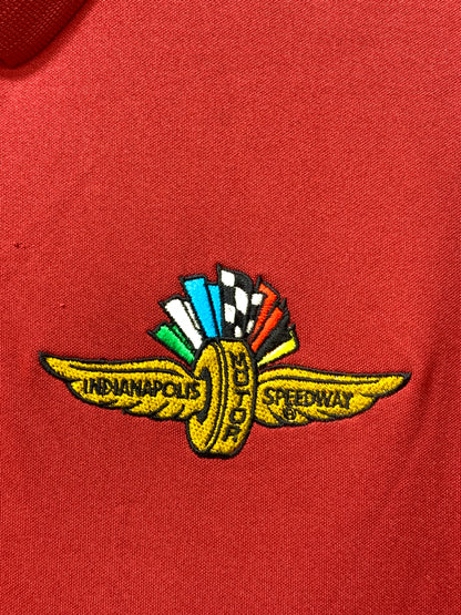 Nike Maroon Sport Polo T Shirt For Men Large