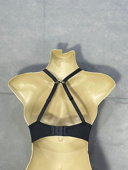 Auden Black Sports Gym Bra For Women M
