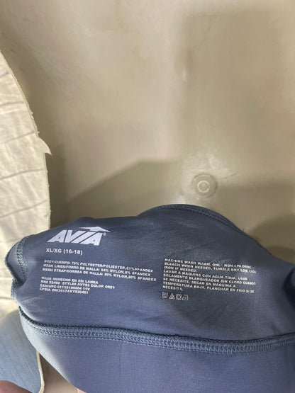 Avia Gray Sports Gym Bra For Women XL