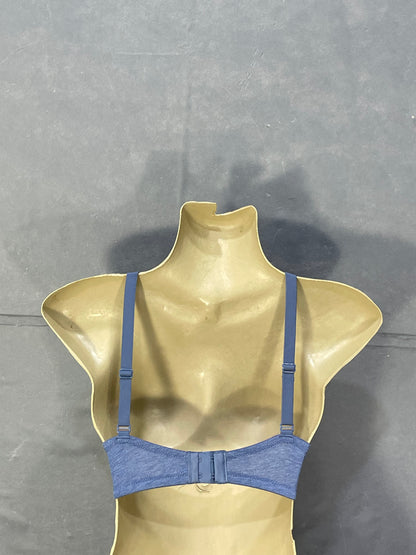 Auden Blue Sports Gym Bra For Women M